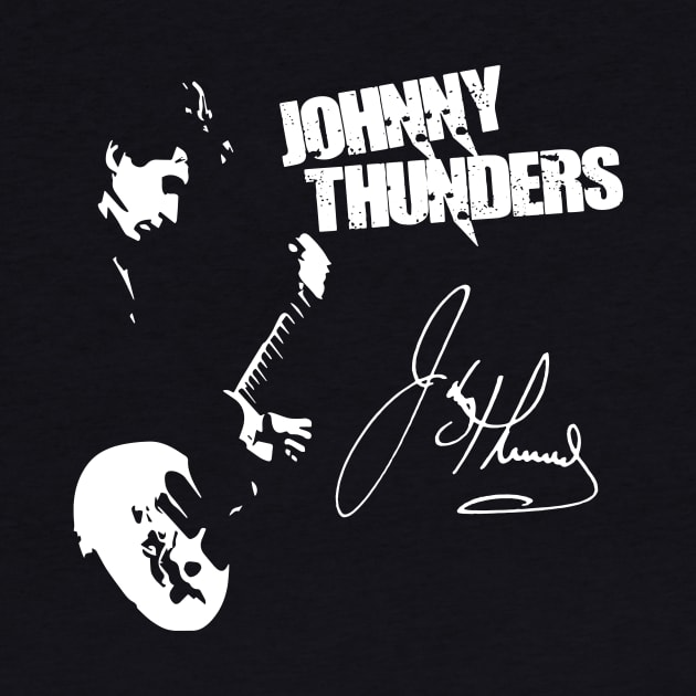 Johnny Thunders Signature by Hoang Bich